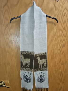 ABA Peruvian Alpaca Scarf, Vintage